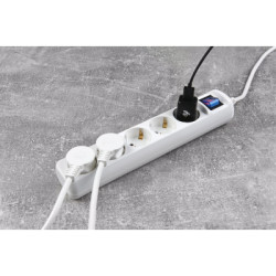 Мережевий фільтр живлення 2E 5xSchuko, 3м (2E-U05ESM3)