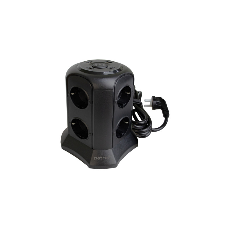 Мережевий фільтр живлення Patron SP-1683-USBT (EXT-PN-SP-1683-USBT)