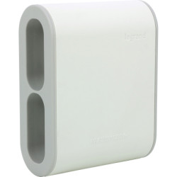 Мережевий розгалужувач Legrand Стандарт 4х2К бічні розетки 6А Білий/Сірий (049400)