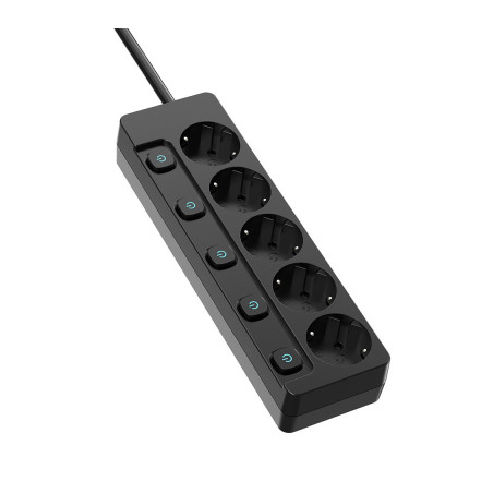 Мережевий фільтр живлення ColorWay CW-PSEA52SBK 5 розеток2м (CW-PSEA52SBK)