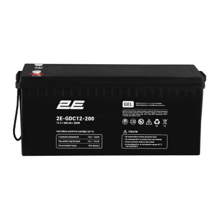 Батарея до ДБЖ 2E 2E-GDC12-200 12V 200Ah (2E-GDC12-200)