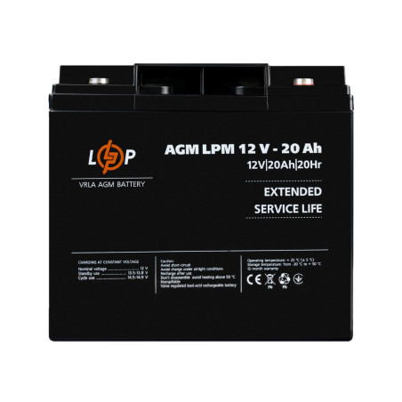 Батарея до ДБЖ LogicPower 12V 20Ah LP-6-DZM-20 (22882)