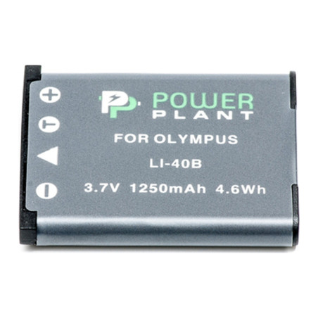 Акумулятор до фото/відео PowerPlant Olympus Li-40B, Li-42B, D-Li63, D-Li108, NP-45, NP-80, NP-82 (DV00DV1090)