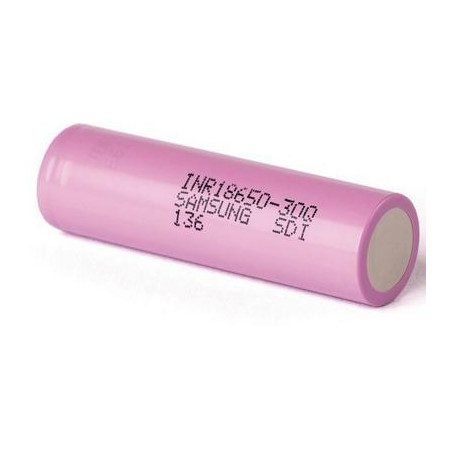 Акумулятор 18650 3000mAh 15A, 4.2/3.6/2.5V, PINK Samsung (INR18650-30Q / 17469)