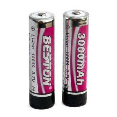 Акумулятор 18650 (168A) 3000 mAh *2 з захистом Beston (AAB1848)