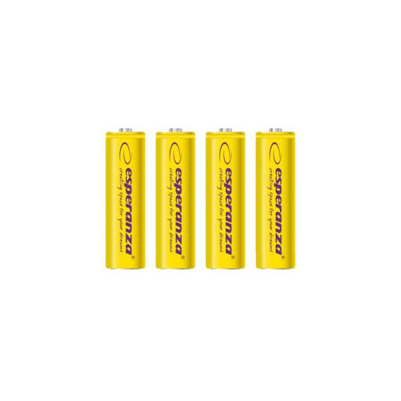 Акумулятор Esperanza AA 2000mAh Ni-MH * 4 yellow (EZA104Y)