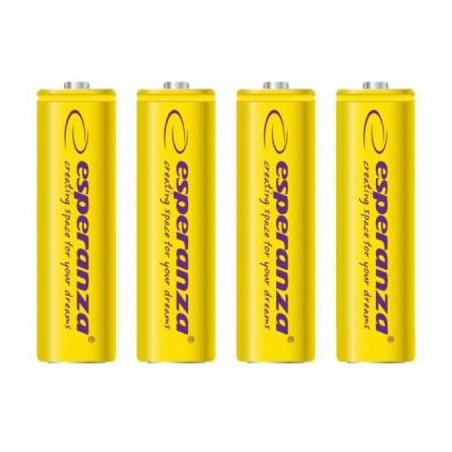 Акумулятор Esperanza AA 2000mAh Ni-MH * 4 yellow (EZA104Y)