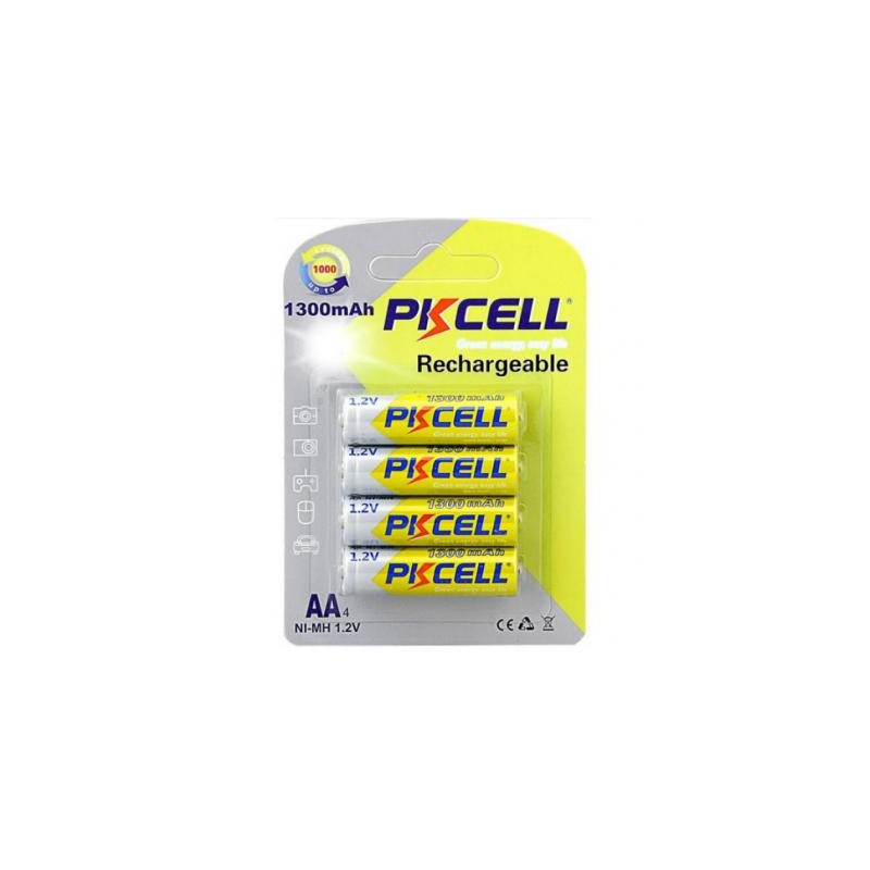 Акумулятор PkCell AA R6 NiMH 1300mAh * 4 (PC/AA1300-4BR)