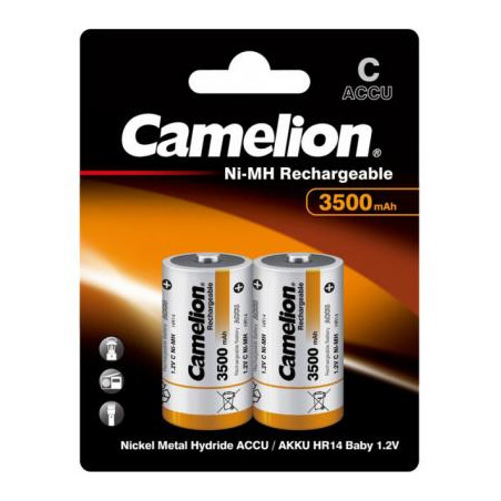 Акумулятор Camelion C 3500mAh Ni-MH * 2 R14-2BL (NH-С3500BP2)