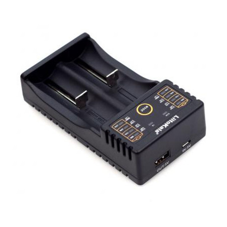 Зарядний пристрій для акумуляторів Liitokala 2 Slots, Li-ion/Ni-MH/Ni-Cd/AA/ААA/AAAA/С (lii-202)