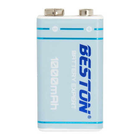 Акумулятор Крона 9V USB Type-C 1000mah Li-ion Beston (9VC-10VC/AA620289)