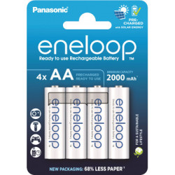 Акумулятор Panasonic AA Eneloop 2000mAh NI-MH * 4 (BK-3MCDE/4CP)