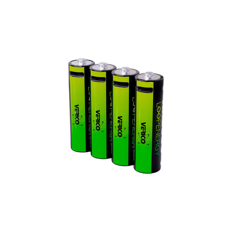 Акумулятор Verico AA USB Type-C 1700mAh 1.5V Li-ion * 4 (LoopEnergy) (1UDBT-A1WEAC-NN)