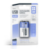 Акумулятор Крона USB-С 390 mAh 9V (Li-Polymer) ColorWay (CW-UB9V-06)