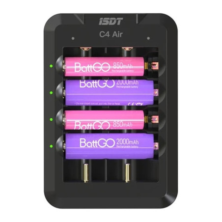 Зарядний пристрій для акумуляторів iSDT C4 Air Quick Battery Charger (iSDT-C4)