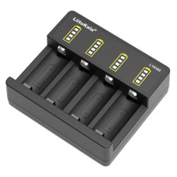 Зарядний пристрій для акумуляторів Liitokala 4 Slots, Li-ion, 16340, CR123A (Lii-L16340)