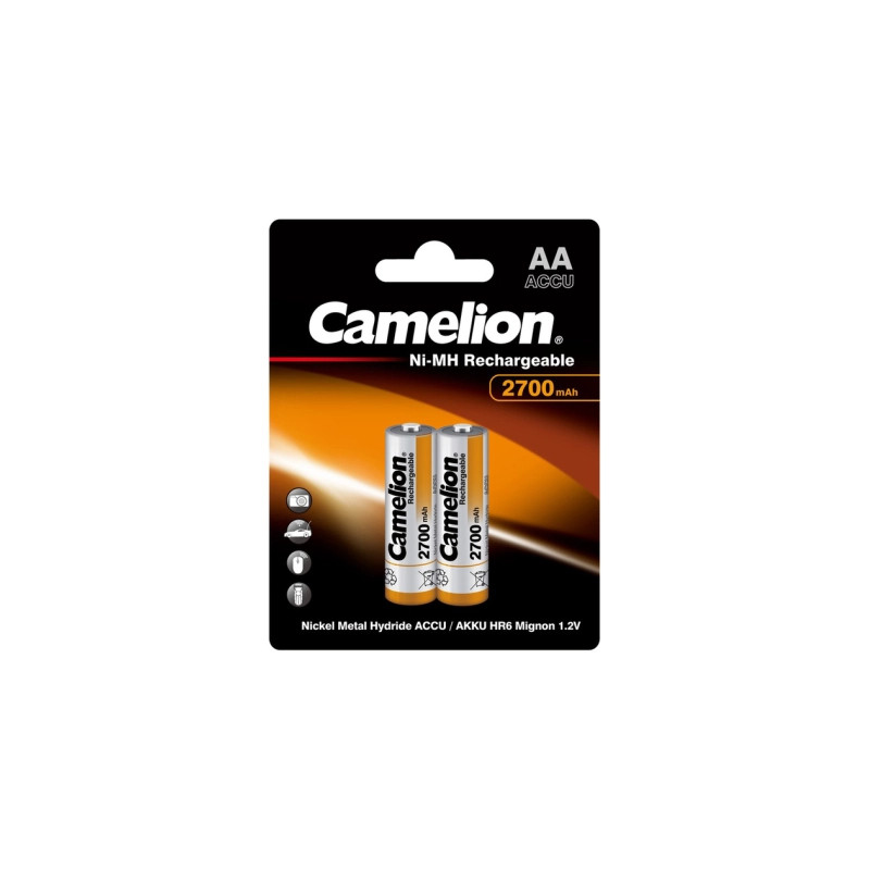 Акумулятор Camelion AA 2700 mAh Ni-MH * 2 HR6 BP2 (NH-AA2700BC2)