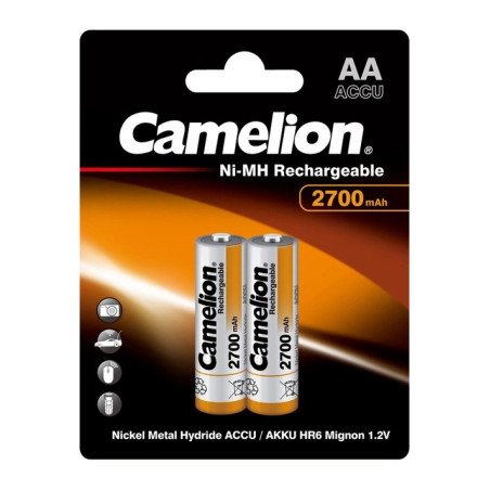 Акумулятор Camelion AA 2700 mAh Ni-MH * 2 HR6 BP2 (NH-AA2700BC2)