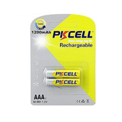 Акумулятор PkCell AAA R03 1200mAh 1.2V NiMH Rechargeable Battery, 2шт/бл (PC/AAA1200-2BR)