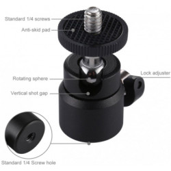 Голова штативна Puluz 1/4" (PU412)