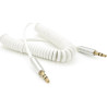 Кабель мультимедійний 3.5mm M to 3.5mm M 1.5m 90° corner white Voltronic (YT-AUXSGJ(M)/(M)-1.5-W)