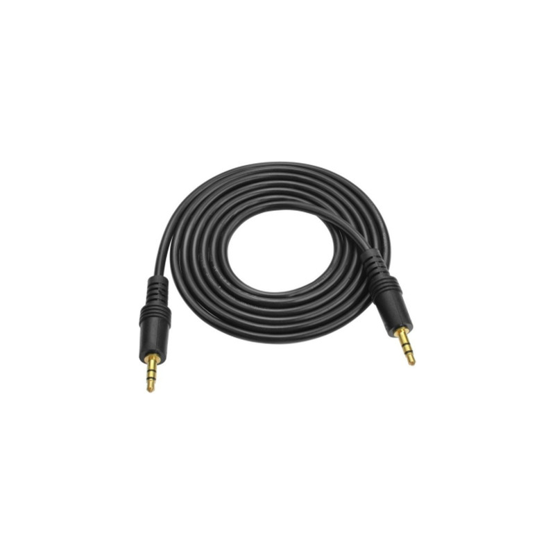 Кабель мультимедійний 3.5mm M to 3.5mm M 3.0m black Voltronic (YT-AUXGJ(M)/(M)-3.0-B)