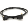 Кабель мультимедійний HDMI M to HDMI M 1.0m V1.4 90° corner black Merlion (YT-HDMI-1.0m/90°-90°)