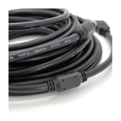 Кабель мультимедійний HDMI M to HDMI M 15.0m V1.4 1080P black Ritar (HDMI(M)/(M)V1.4-15m-94B)