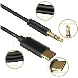 Кабель мультимедійний USB-C to 3.5mm M 1.0m black XoKo (AUX-002-BK)
