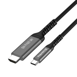 Кабель мультимедійний USB-C to HDMI M 2.0m 4K60Hz black ColorWay (CW-CBCHD077-BK)