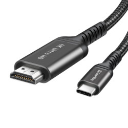 Кабель мультимедійний USB-C to HDMI M 2.0m 4K60Hz black ColorWay (CW-CBCHD077-BK)
