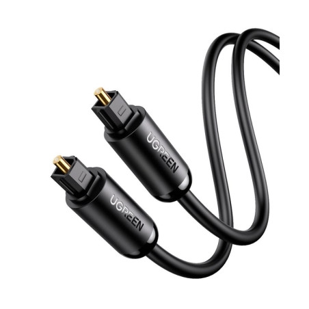 Кабель мультимедійний Optical Toslink 1.0m AV122 black Ugreen (70890)