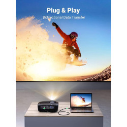 Кабель мультимедійний HDMI M to DVI M 1.0m HD106 black Ugreen (30116)