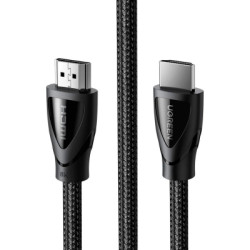 Кабель мультимедійний HDMI M to HDMI M 2.0m braided HD140 black Ugreen (80403)