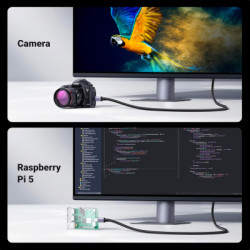 Кабель мультимедійний HDMI M to HDMI micro M 1.0m V2.1 8K60Hz HD164 black Ugreen (15516)