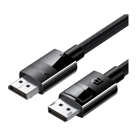 Кабель мультимедійний DisplayPort M to DisplayPort M 1.0m V1.4 braided DP114 black Ugreen (80390)