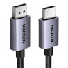 Кабель мультимедійний DisplayPort M to HDMI M 2.0m V2.0 4K30Hz DP125 black Ugreen (35842)