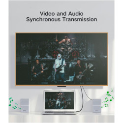 Кабель мультимедійний miniDisplayPort M to HDMI M 1.5m MD101 4K black Ugreen (20848)