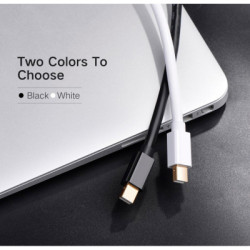 Кабель мультимедійний miniDisplayPort M to HDMI M 1.5m MD101 4K black Ugreen (20848)