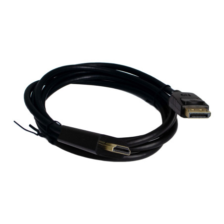 Кабель мультимедійний DisplayPort M to HDMI M 1.8m 4K60Hz black Patron (PN-DP-HDMI-18)