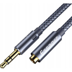 Кабель мультимедійний 3.5mm F to 3.5mm M 3.0m Essager (EYPY35-MYC0G)
