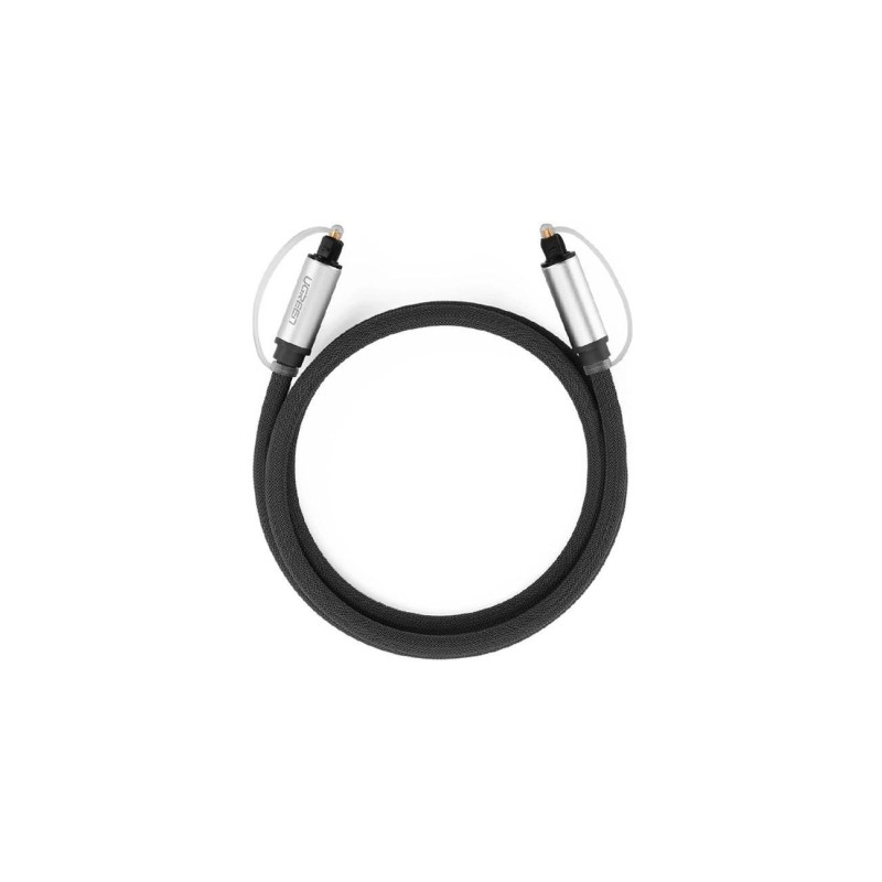 Кабель мультимедійний Optical Toslink 1.5m AV108 black Ugreen (10542)