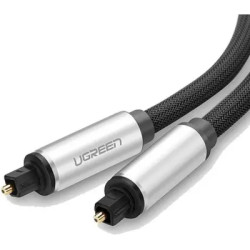 Кабель мультимедійний Optical Toslink 1.5m AV108 black Ugreen (10542)
