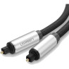 Кабель мультимедійний Optical Toslink 1.5m AV108 black Ugreen (10542)