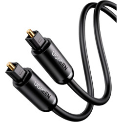 Кабель мультимедійний Optical Toslink 3.0m AV122 black Ugreen (70893)