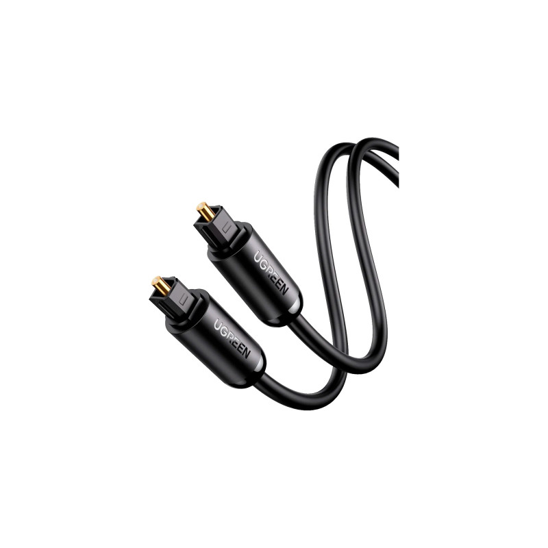 Кабель мультимедійний Optical Toslink 3.0m AV122 black Ugreen (70893)