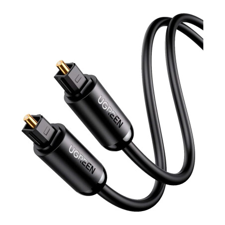 Кабель мультимедійний Optical Toslink 3.0m AV122 black Ugreen (70893)