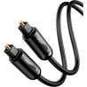 Кабель мультимедійний Optical Toslink 3.0m AV122 black Ugreen (70893)