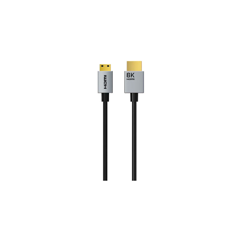 Кабель мультимедійний HDMI mini M to HDMI M 3.0m 8K60Hz Cabletime (CA915866)