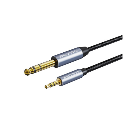 Кабель мультимедійний 6.35mm M to 3.5mm M 3.0m Cabletime (CA915279)
